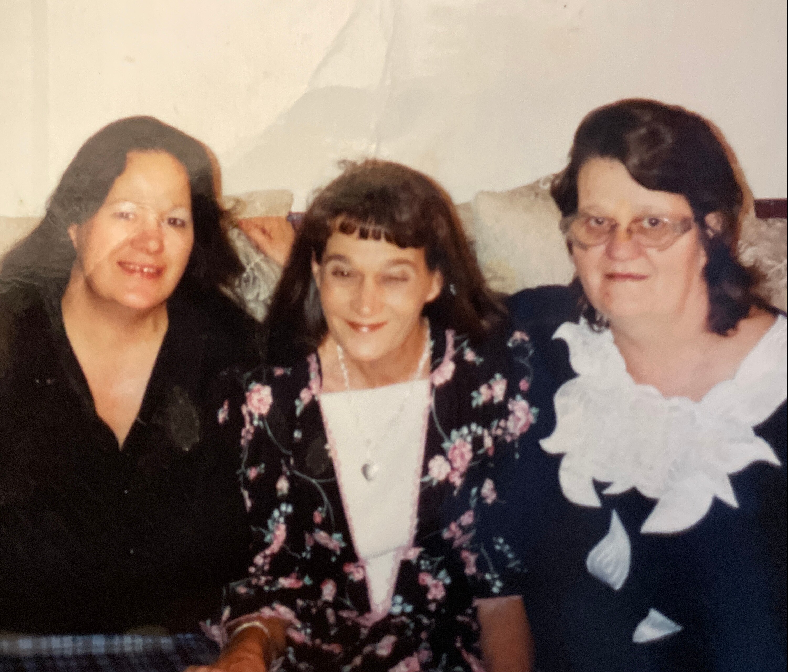 Mom and her siblings, Aunt Phyllis and Aunt Becky.